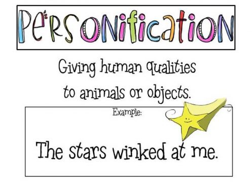 Personification example